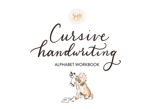 Free Cursive Handwriting Alphabet Workbook